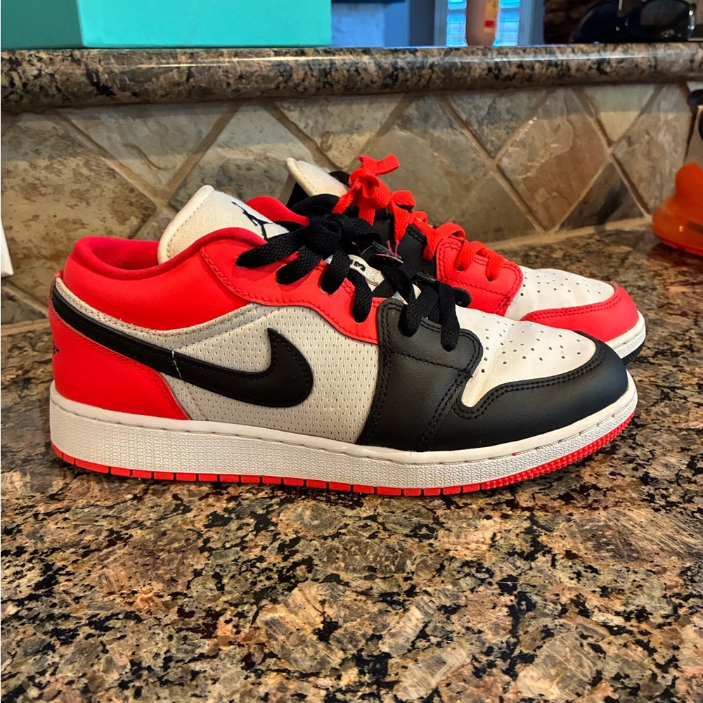 Kids' Nike Orange and Black Nike Dunks